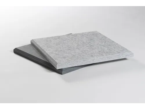Akoestische PET-vilt wandtegels 30x30cm Combi Grijs 24 Stuks