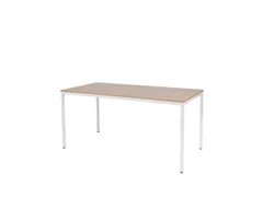 Domino Basic Tafel Vaste Hoogte 1600x800mm Hav/Kers 25mm Wit 4-Poots