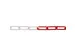 afzetketting,v. afzetpaal met ketting,Ø 6mm,L 50m,PE,rood/wit