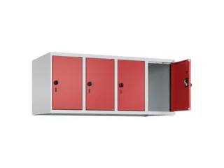 opzetkast,v. locker,4vak.,vak B 300mm,HxBxD 500x1200x500mm - 1