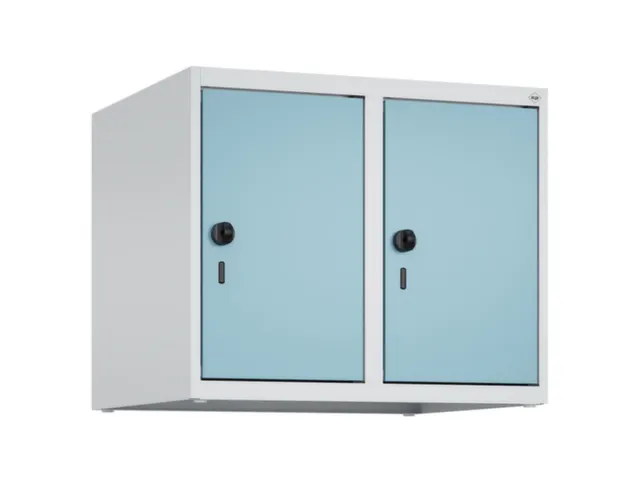 opzetkast,v. locker,2vak.,vak B 300mm,HxBxD 500x600x500mm,draaigrendel