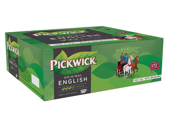 Zwarte thee Pickwick engelse melange 100x4gr zonder envelop