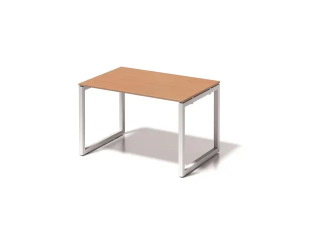 bureau,HxBxD 740x1200x800mm,blad beuken,sledeframe verkeerswit