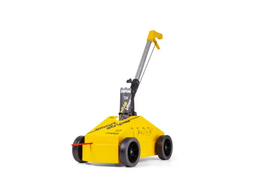 vloermarkeerapparaat,lijn B 30-100mm,m. markeerstok,staal,geel