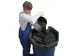 trechter,v. 200l vat,HxØ 190x690mm,m. uitsparing v. vulstandmeter,HDP