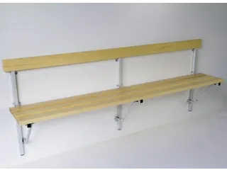 klapbank,HxLxD 780x2000x380mm,houten lijst,frame staal RAL7035 - 3