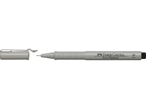 Tekenpen Fc Ecco Pigment 0.1mm zwart