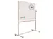 Smit Visual Tableau pivotant 120x180cm 2 faces acier blanc profil RC-1