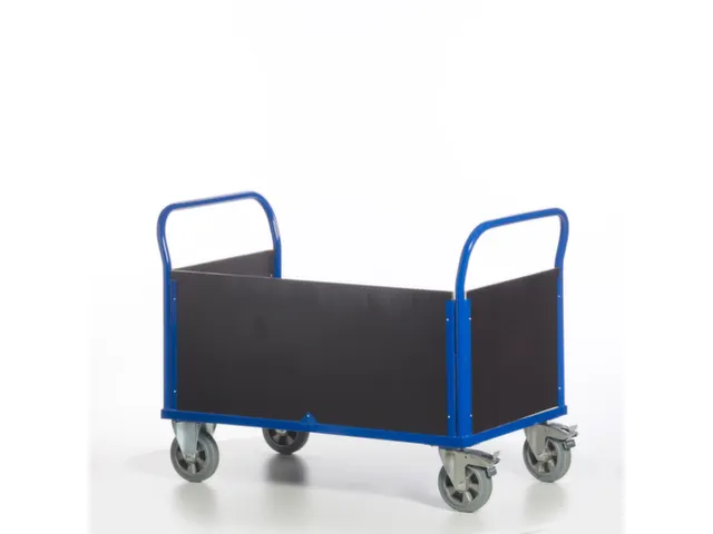 Chariot À 3Ridelles,Force 1200Kg,Panneau Plaque De Contreplaqué