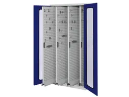 Verticale Uitschuifkast Venster 1950x1000x600mm 4legborden Ral5010