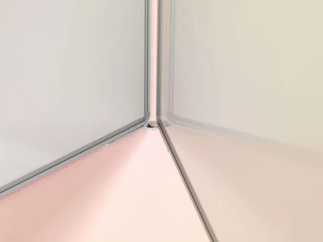 Smit Visual Vijfvlaksbord 100x400cm Emaille Wit RC-10