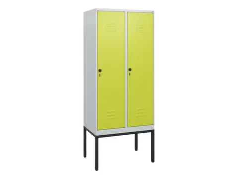 locker,HxBxD 1950x800x500mm,2vak,vak B 400mm,draaigrendel