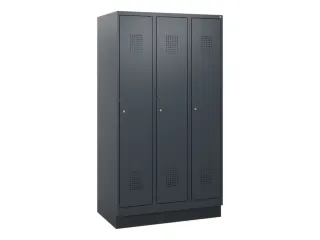 schoollocker,HxBxD 1630x900x500mm,3vak,vak B 300mm,cil.-slot,sokkel - 2