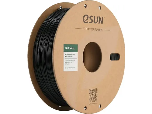 eSUN 3D printer Filament eABS-Max 1,75mm Zwart 1kg