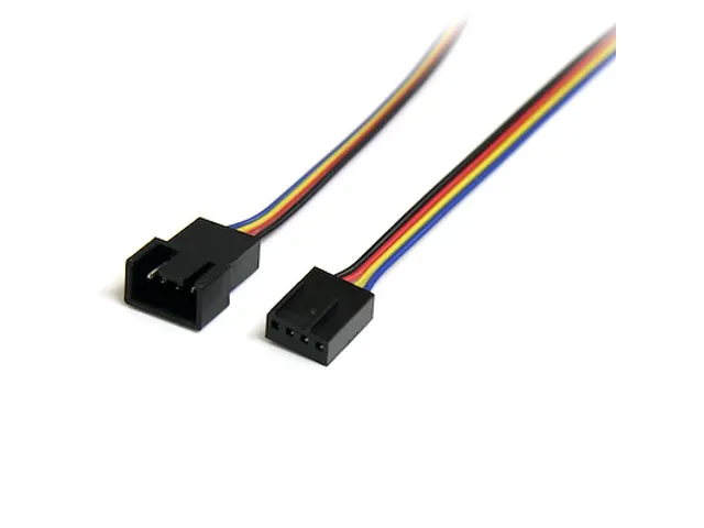 30cm 4-pins Verlengkabel voor Ventilatorvoeding M/F