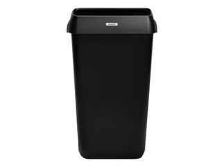 Afvalbak Katrin open inworp 25 liter zwart 92261 - 1