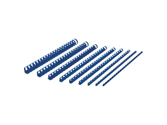 Bindrug Gbc 6mm 21-Rings A4 Blauw 100 Stuks