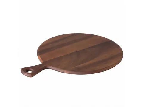 Acacia Plank Pizzaplateau Hout Rond 44cm
