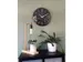 Wandklok NeXtime dia. 35cm bol glas zwart 'Basic Dome' streep/cijfers