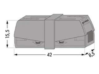 Serviceklem Voor Verlichting, Grijs - 3