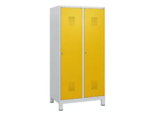 schoollocker,HxBxD 1630x800x500mm,2vak,vak B 400mm,cil.-slot,voeten - 2