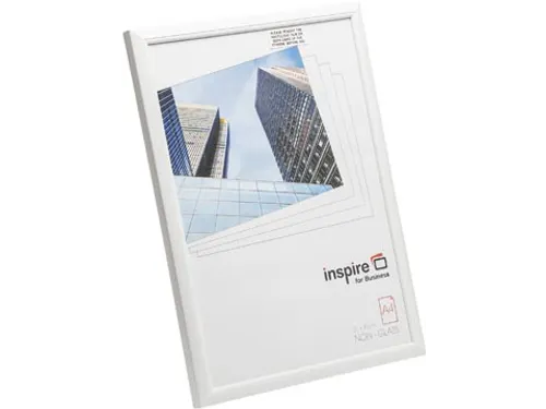 Hampton fotokader, 1.4 cm PVC profiel, wit, A4