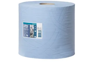 Tork Poetsrol 130072 Combirol W1 / W2 2-Laags Blauw - 2