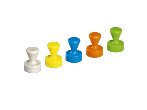 Magneet MAUL Neodymium kegel 12mm 1.5kg assorti 10 stuks