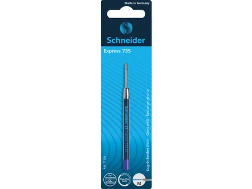 Balpenvulling Schneider Express 735 M op blister blauw
