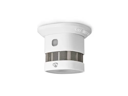 Rookmelder Nedis Zigbee 3.0 Wifi 10 jaar wit