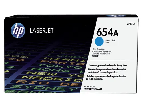 HP CF331A Toner Blauw Origineel 654A 15K