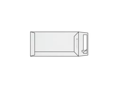 Zak Akte Envelop Strip DL 110x220mm Rives Tradition 168µm extra wit