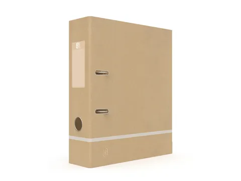 Ordner Oxford Touareg A4 80mm karton naturel/wit