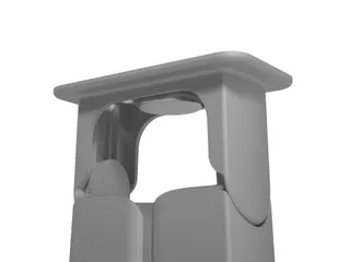 Addit kabelgeleider Grijs voor zit-sta Bureau 130cm incl. magneethoude - 11