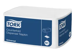 Tork 10935 Dispenserservet 30x33cm 1-laags Counterfold Wit 24x300st