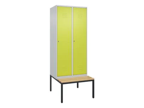locker voor scheiding van kleding,HxBxD 2120x800x815mm,2vak