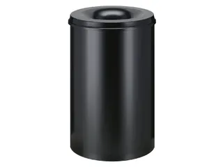 Papierbak met Vlamdover 110 liter 470mm x 72cm Zwart - 1