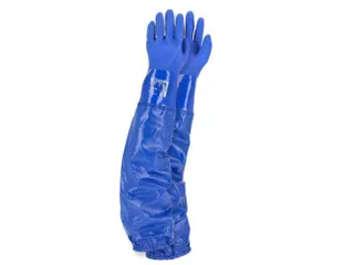 Tegera Chemforce 12920 veiligheidshandschoen Blauw maat 9 per 6 paar - 1