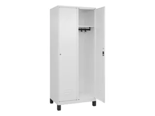 locker,HxBxD 1950x800x500mm,2vak,vak B 400mm,cil.-slot,voeten - 2