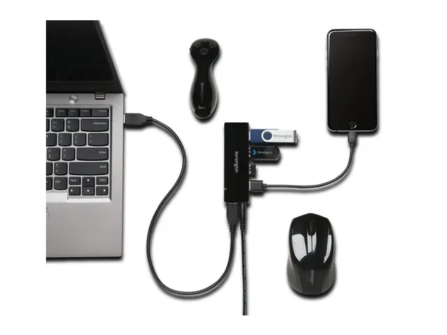 Hub Kensington USB 3.0 4-Poorten met oplader