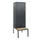 locker met bank,HxBxD 1950x600x815mm,2vak,vak B 300mm,cil.-slot