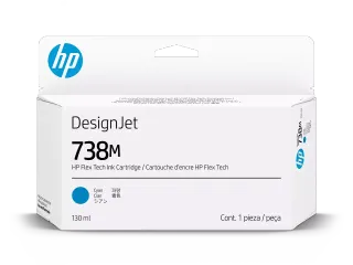 HP 738M cyaan DesignJet inktcartridge 130ml A24VMA - 1
