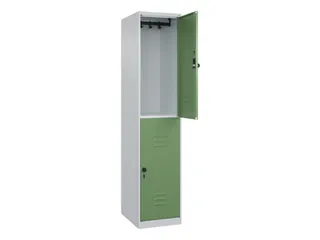 dubbeldekse locker,HxBxD 1850x400x500mm,1x2vak.,vak B 400mm - 2