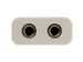 Headset Splitter 3,5 mm 4-positie naar 2x 3-positie 3,5 mm M/F