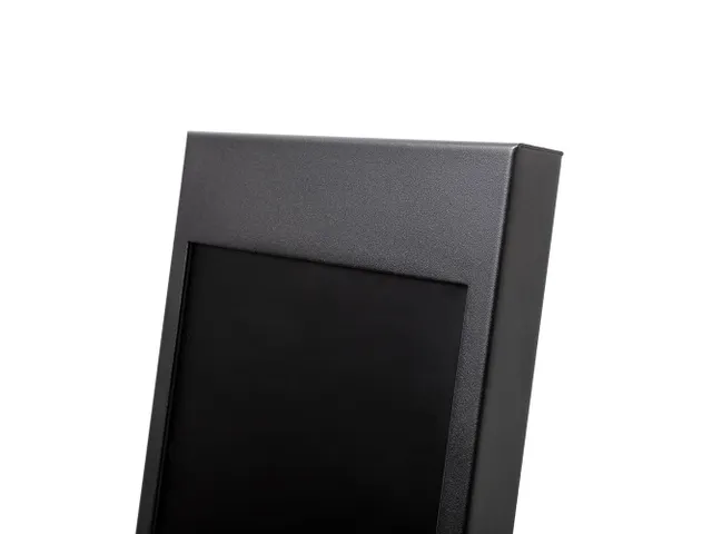 Digitale Display L Stand Nova met 32 Inch Samsung Scherm Zwart
