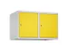 opzetkast,v. locker,2vak.,vak B 400mm,HxBxD 500x800x500mm,cilinderslot