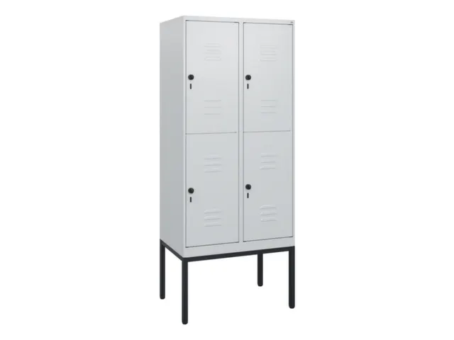 dubbeldekse locker,HxBxD 1950x800x500mm,2x2vak.,vak B 400mm