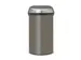Afvalbak Touch Bin 60 Liter Platina