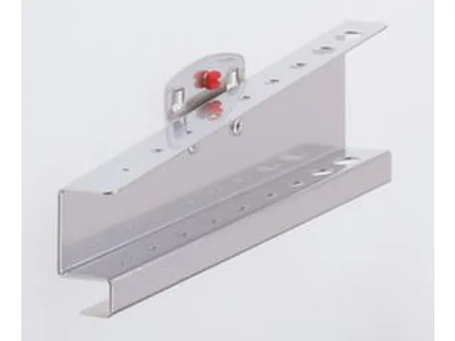 binnenzeskanthouder,v. perfoplaat,B 200mm,Ø 2-12mm,RAL7016