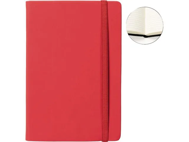 Carnet de notes Quantore A5 ligné 192 pages 80g rouge
